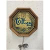 Image 1 : Colt 45 - vintage - light up beer sign 15"x15"