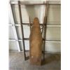 Image 3 : Wooden ironing board & clothing rack - both fold up