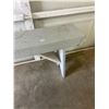 Image 2 : Wooden garden bench - 72" long x 10"D x 19"H