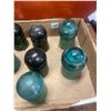 Image 3 : 12 insulators - blues, greens, aqua, etc