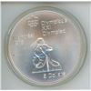 Image 1 : 1976 Montreal Olympics "Canoeing", Canadian silver 5 dollar coin