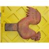 Image 1 : Rare cast iron rooster windwill weight - Hummer