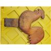 Image 2 : Rare cast iron rooster windwill weight - Hummer