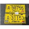 Image 1 : 1978 & '83 Alberta off-highway license plates