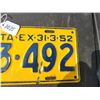 Image 3 : 1952 Albeta license plate - very good condition