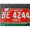 Image 2 : Pair of 1960's Alberta license plates - very good