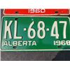 Image 3 : Pair of 1960's Alberta license plates - very good