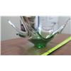 Image 3 : Polished Pointed Green Murano Glass Art