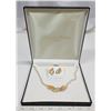 Image 1 : Beautiful "Fifth Avenue" Necklace & Earring Set in Original Box