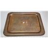 Image 1 : Vintage Solid Copper Imbossed Tray