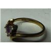Image 4 : 18KGE gold ring with pink stone and two diamonds – 1.6g (diamonds unchecked)
