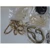 Image 2 : Lot of assorted costume jewelry + White jewelry box