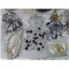 Image 3 : Lot of assorted costume jewelry + White jewelry box