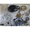 Image 6 : Lot of assorted costume jewelry + White jewelry box