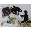 Image 3 : Lot of Costume jewelry: necklaces, earrings, etc.