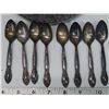 Image 5 : Brass – B.P. plate & spoons + collectors specialty spoons