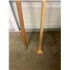 Image 4 : 2 wooden oars - 1 is Otter Creek - 60" long