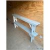 Image 1 : 2 wooden garden benches - 72"Long x 19"H