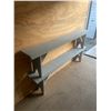 Image 3 : 2 wooden garden benches - 72"Long x 19"H