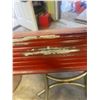 Image 6 : Art deco chrome 1950s table - painted top - 30"x41"