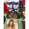 Image 3 : Large lot of collectibles, in tub - see pics - Pepsi, Coke, cutlery, clock records