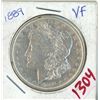 Image 1 : 1889 USA Silver Dollar