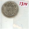 Image 1 : 1943 Canada silver 50 cent coin - very good condition