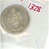 Image 1 : 1961 Canada silver 50 cent coin - very good condition