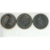Image 2 : Prince Edward Island 1873-1973 Centennial CND dollar, British Columbia 1871-1971 CND dollar, 1867 Co