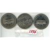 Image 1 : 2x Prince Edward Island 1873-1973 Centennial CND dollar, 1867 Confederation/Constitution 1982 CND do