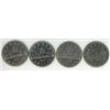 Image 1 : 4 Canada Voyager dollar coins: 1977, 1979, 1986