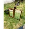 Image 1 : 2 wooden framed mirrors - 20"x31"