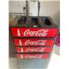 Image 1 : 4 Coca-Cola pop cooler bases - 16"x12" - plastic