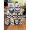 Image 1 : 9 Texaco Valvoline tins - full