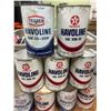 Image 2 : 9 Texaco Valvoline tins - full