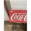 Image 2 : Coca-Cola sign - 27"x12" - tin