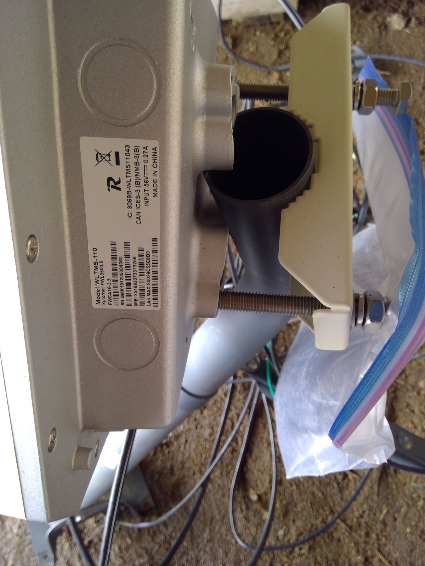 Xplorne Router Model Xplornet internet on stand model WL TMS 110 - Schmalz Auctions