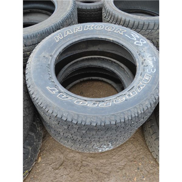 2 Hankook Dynamapro AT- P255/60R17 105S tires