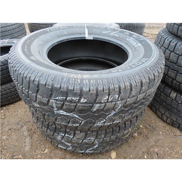 2 Motomaster total terrain tires - 265/70R17