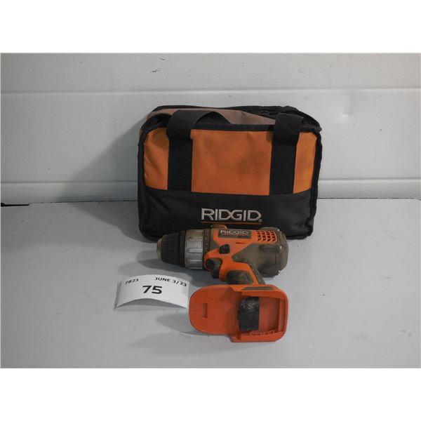 Ridgid Drill & Bag (no battery or charger) works