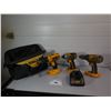 Image 1 : Dewalt Drills, Charger & bag (untested)