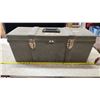 Image 2 : Large plastic "Tuffbox" tool box, one broken catch - 26"x9"Dx 10 1/2"H
