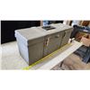 Image 5 : Large plastic "Tuffbox" tool box, one broken catch - 26"x9"Dx 10 1/2"H