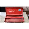 Image 2 : Mastercraft red metal tool box - 21"x9"x9"