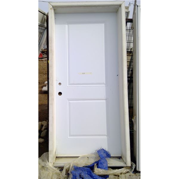 36" exterior door with frame for 2X6 walls Schmalz Auctions