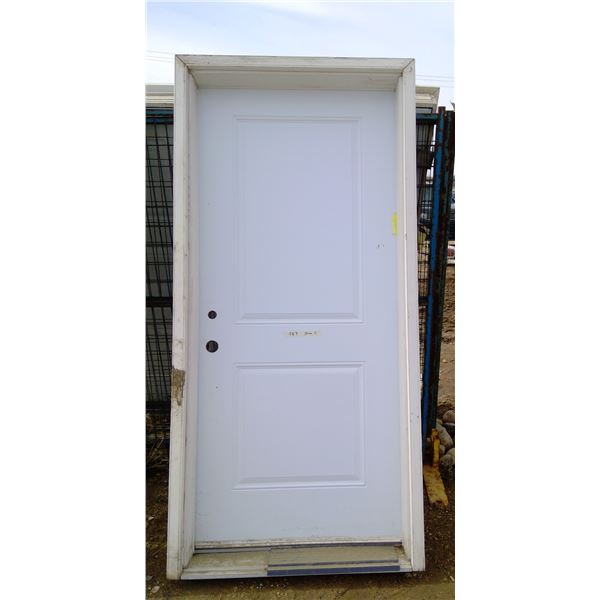 36" exterior door with frame for 2X6 walls