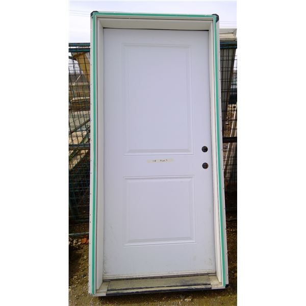36" exterior door with frame for 2X6 walls Schmalz Auctions