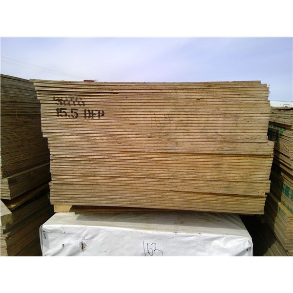 approx 50 pieces of 9/16 plywood