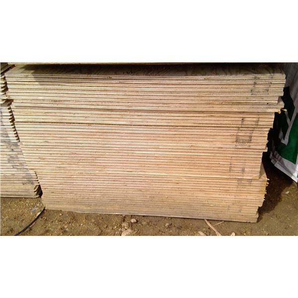 approx 50 pieces of 5/8 plywood