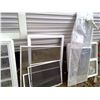 Image 1 : 2 window frames and 6 screens various sizes